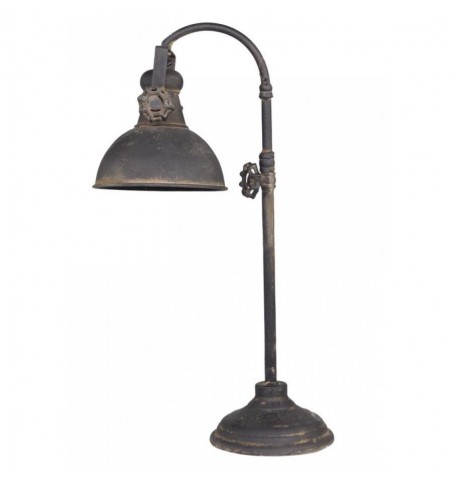 Bordlampe i factorystil H: 53 cm.  - 2