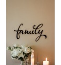 Wallsticker Family 15x27 cm.