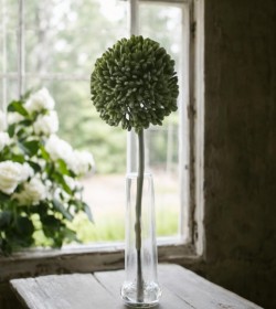 Kunstig grøn allium L: 44 cm.