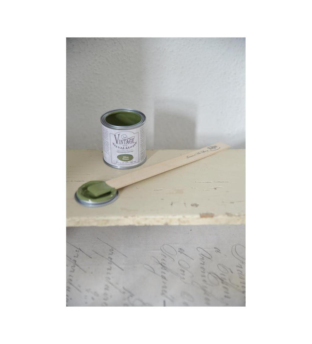 Kalkmaling Olive green 100 ml  - 1
