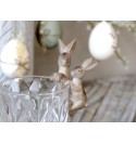 Lille hare til glas H: 8 cm.